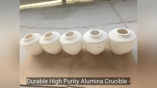 Extreme Temperature Alumina Crucible - High Purity for Laboratory Research